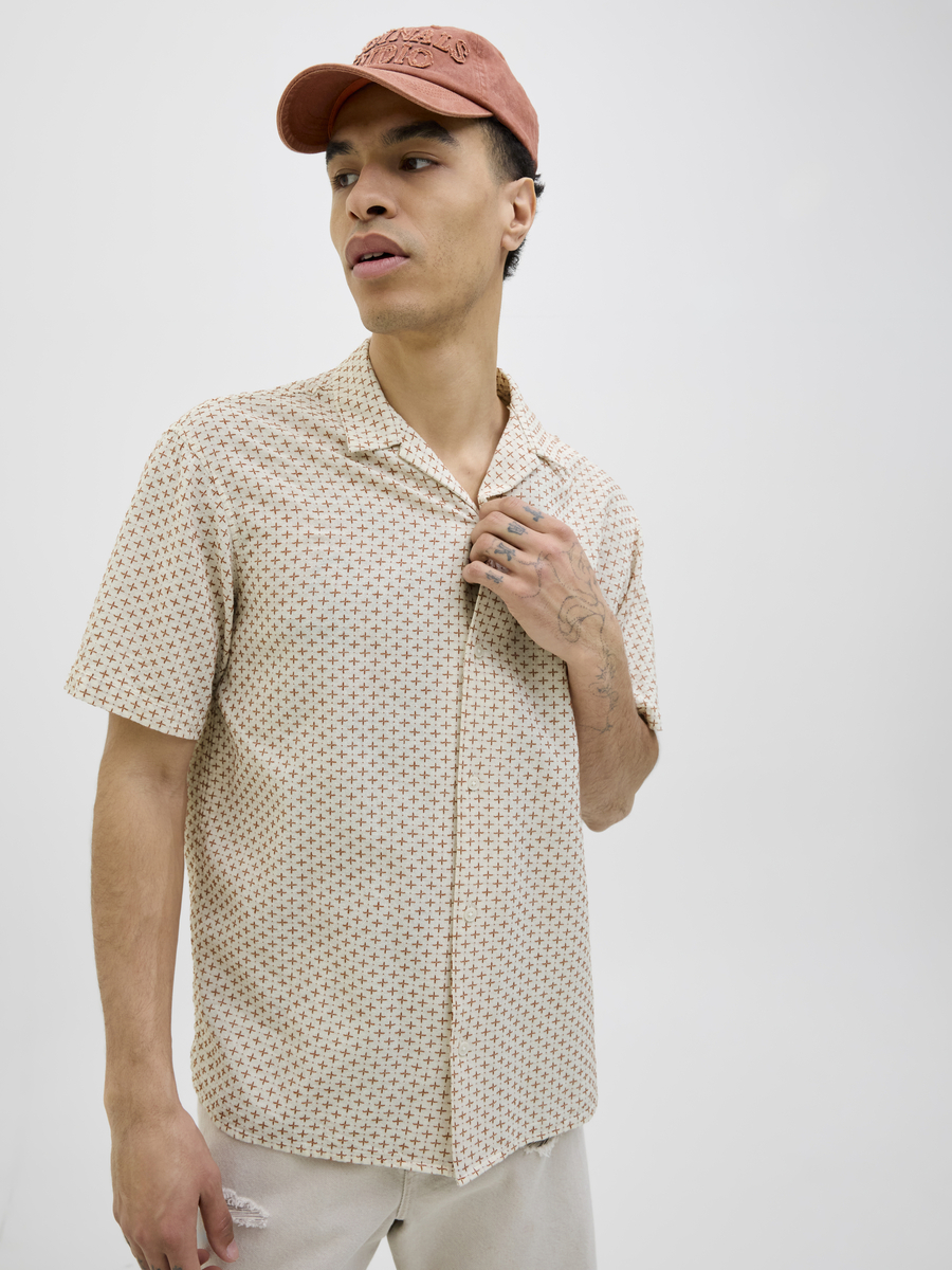 Hemd van het merk Jack & Jones in het Beige