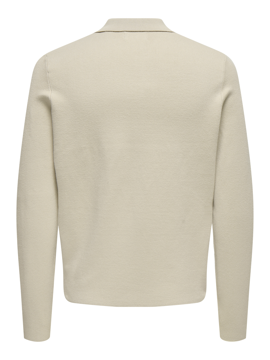 Pull van het merk Only & Sons in het Ecru