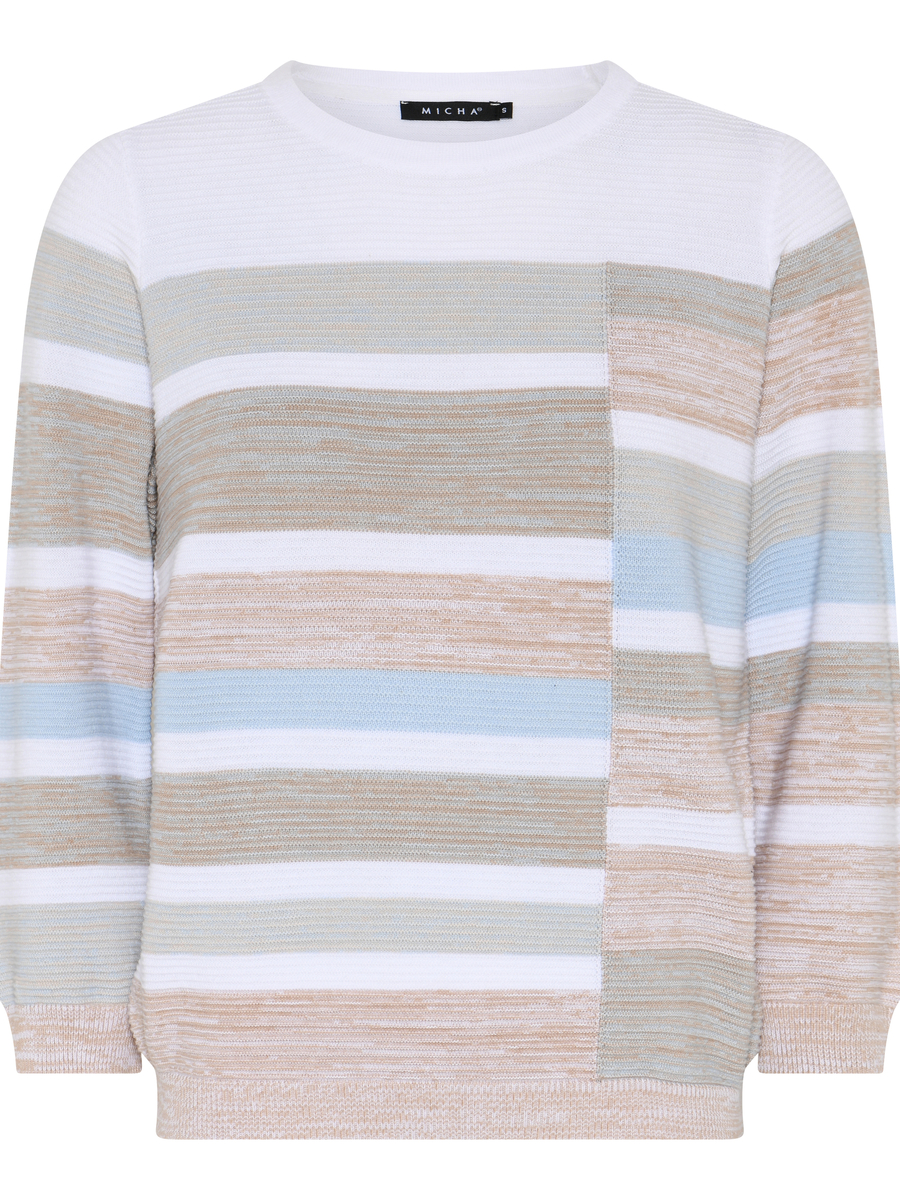 Pull van het merk Micha in het Beige
