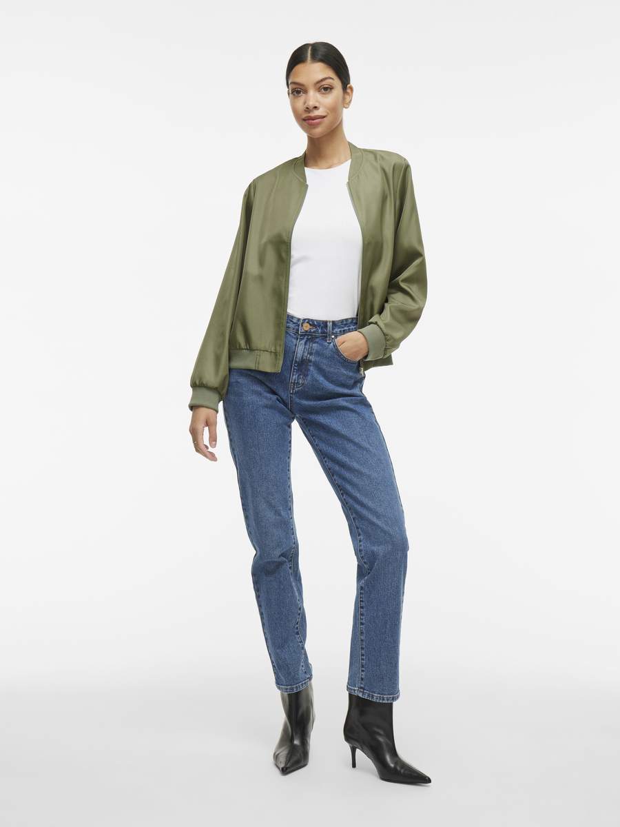 Jacket van het merk Vila in het Kaki