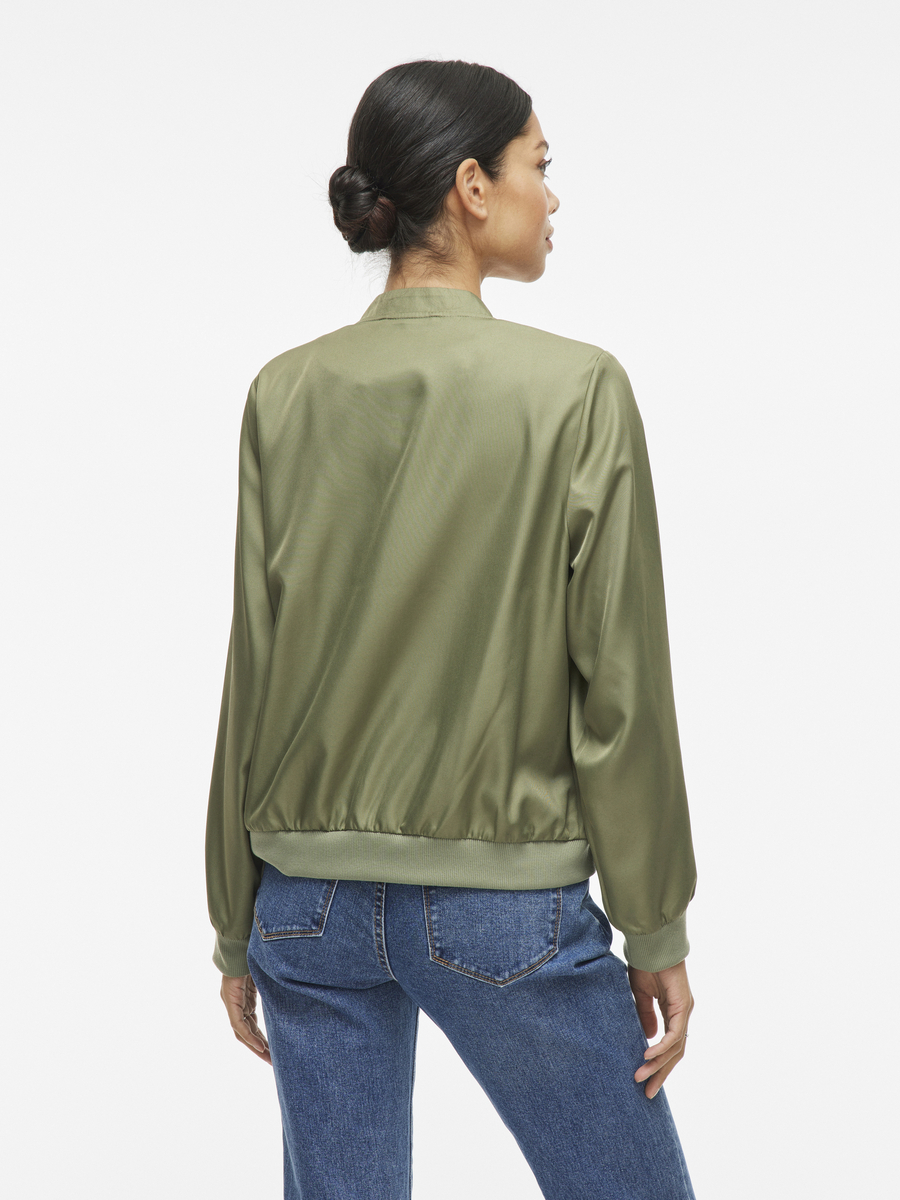 Jacket van het merk Vila in het Kaki
