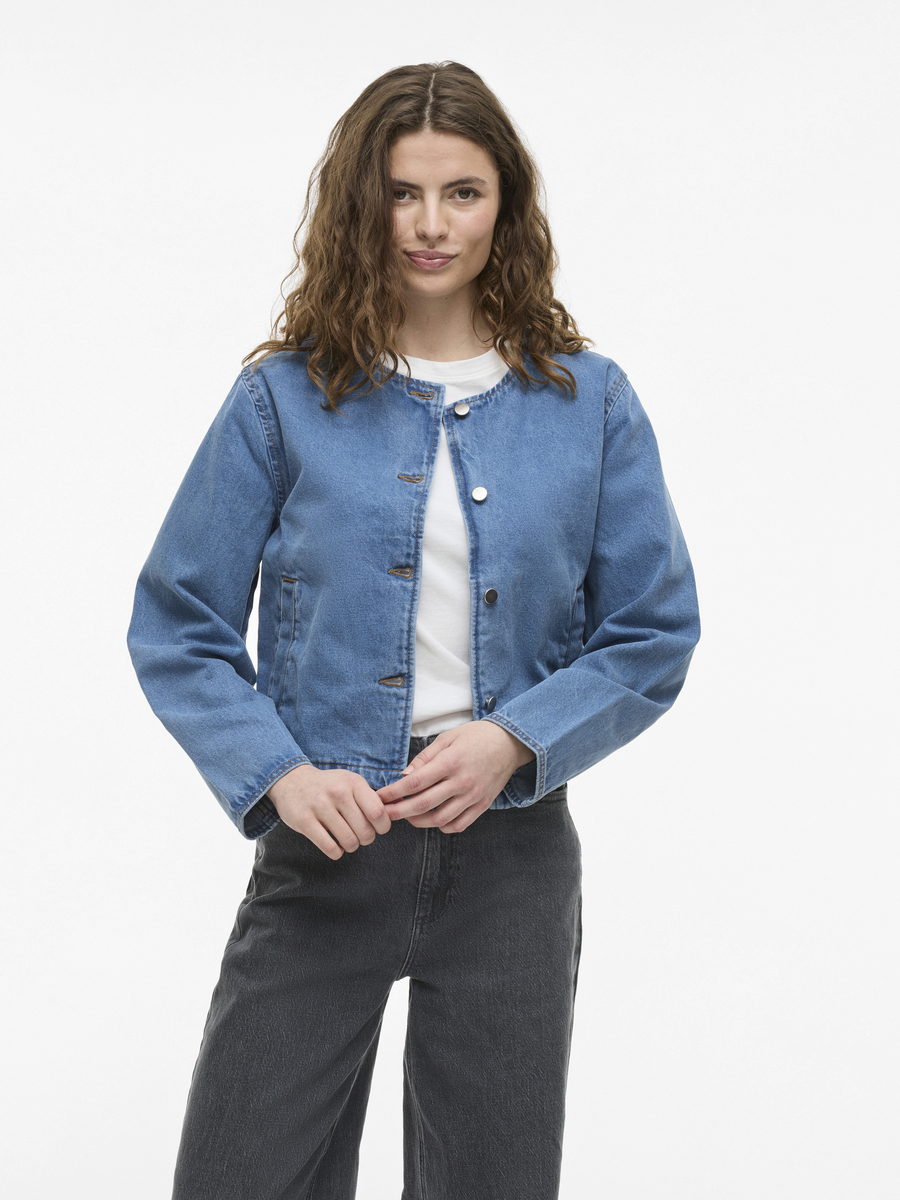 Jacket van het merk Vila in het Jeans