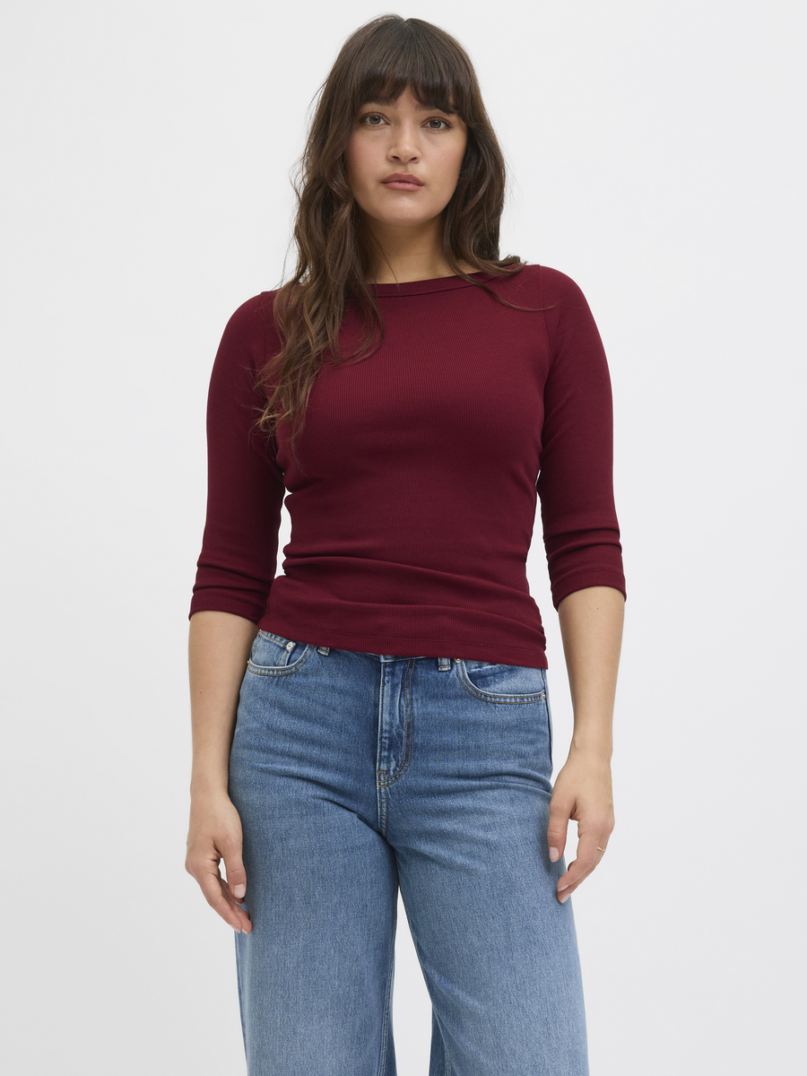T-shirt van het merk Jjxx in het Bordeaux
