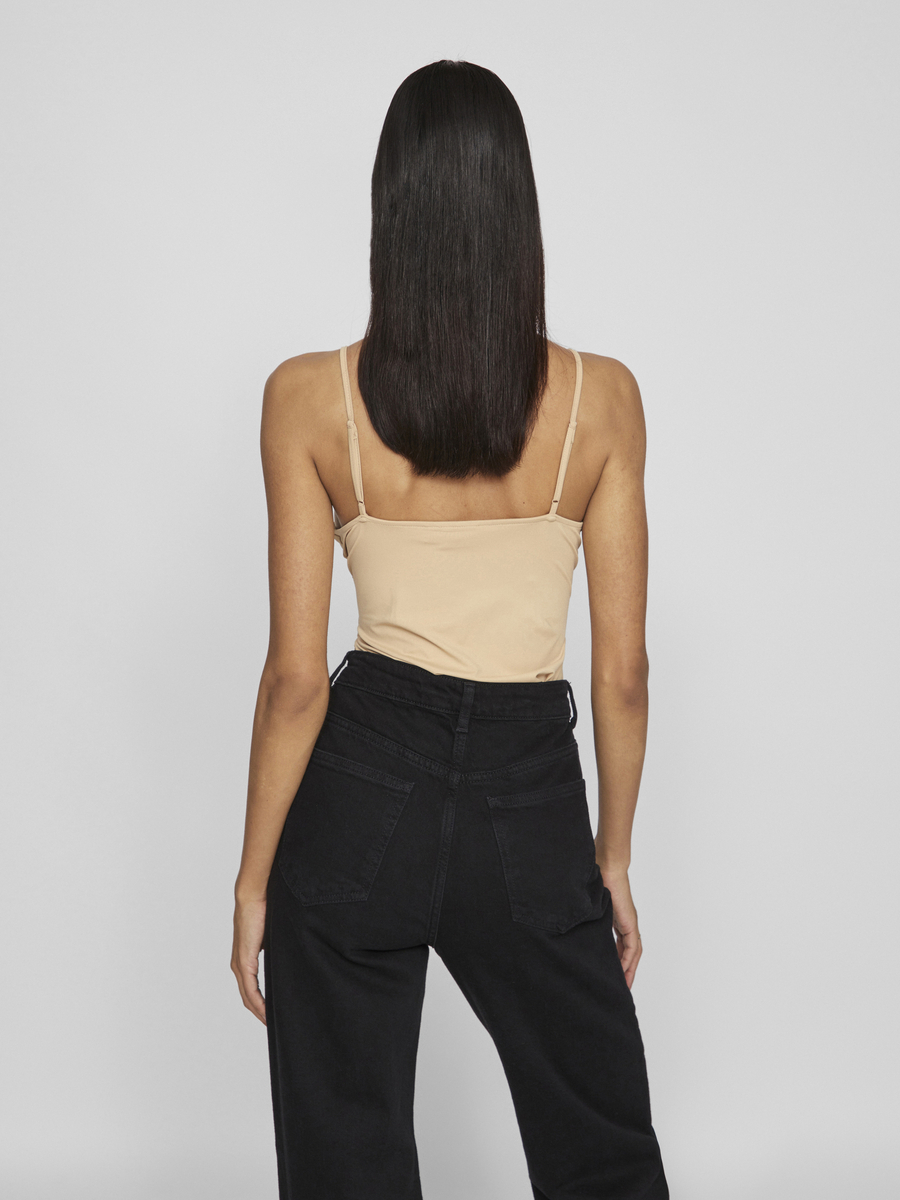 T-shirt van het merk Vila in het Beige