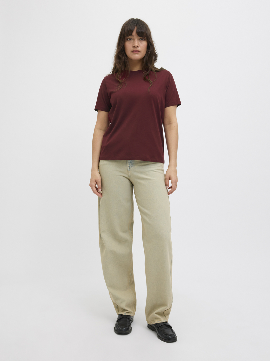 T-shirt van het merk Jjxx in het Bordeaux