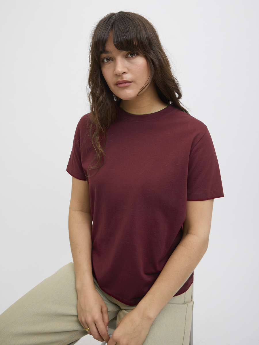 T-shirt van het merk Jjxx in het Bordeaux