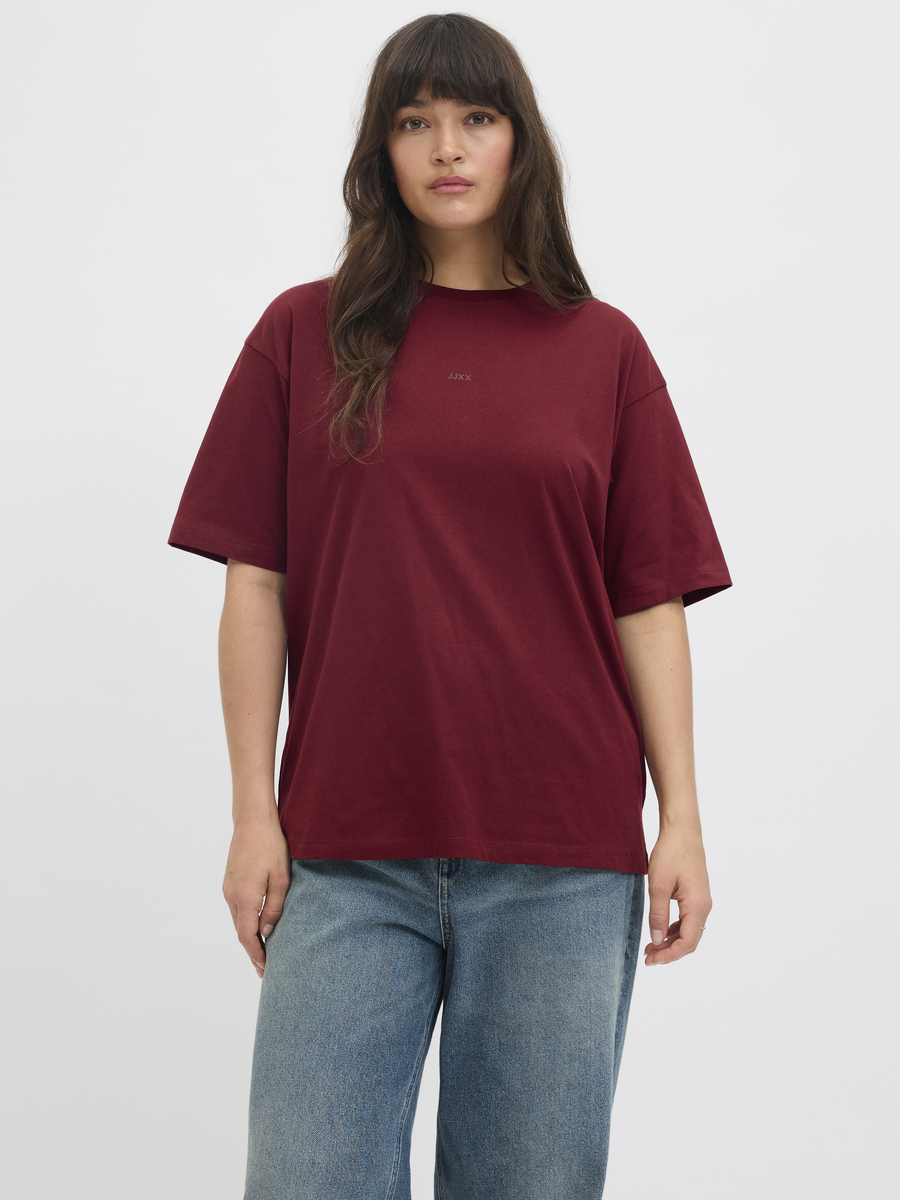 T-shirt van het merk Jjxx in het Bordeaux