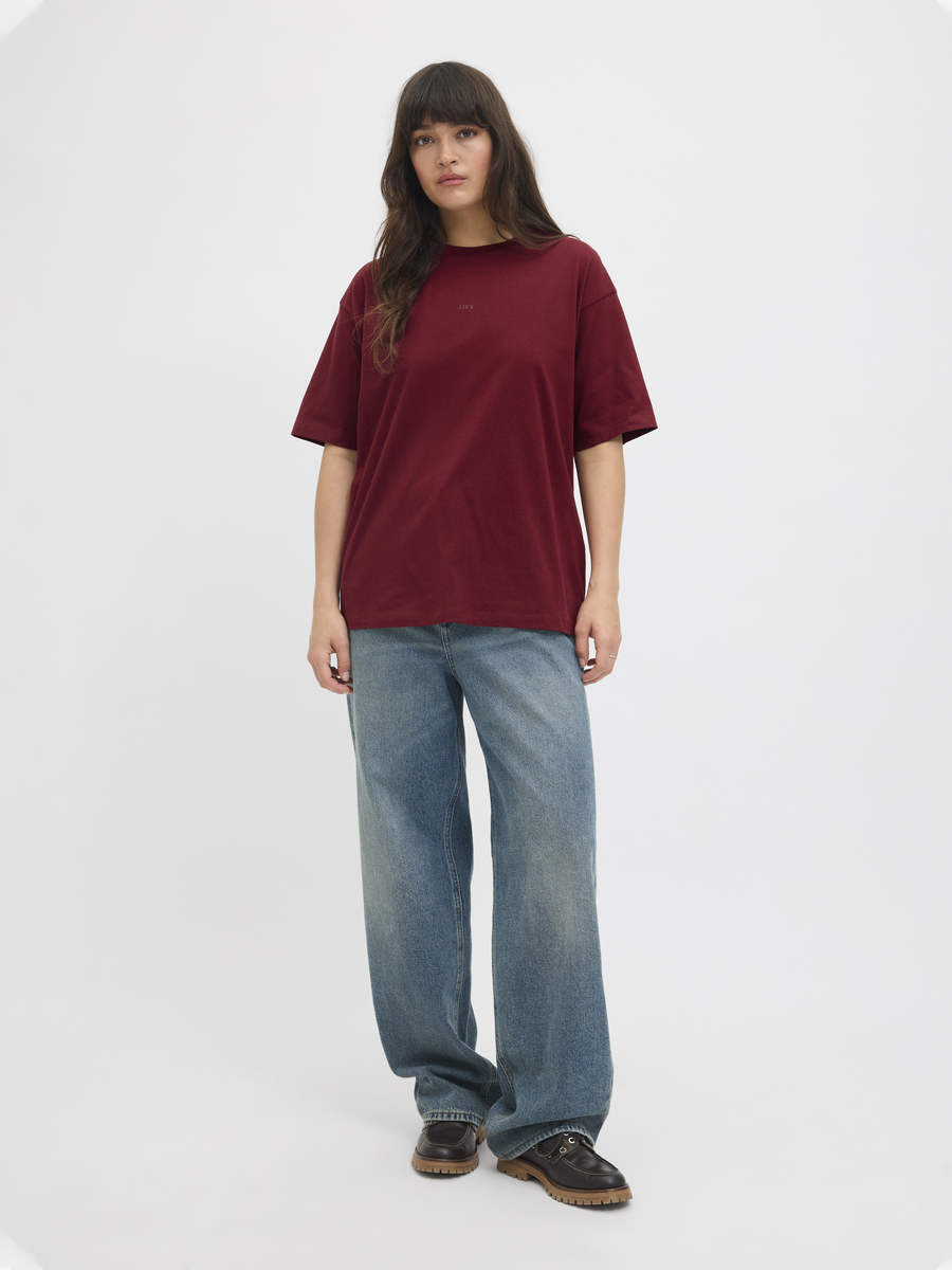 T-shirt van het merk Jjxx in het Bordeaux