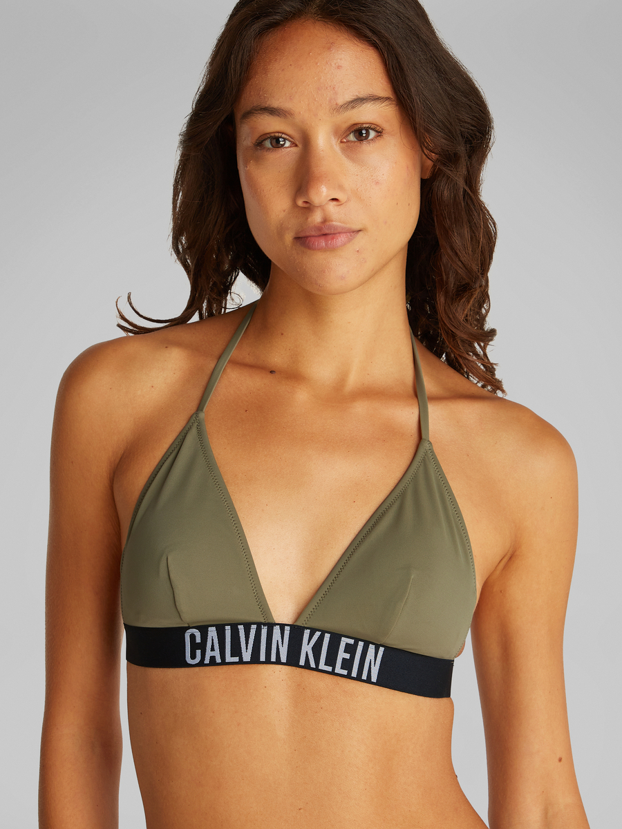 Bikini van het merk Calvin Klein in het Kaki