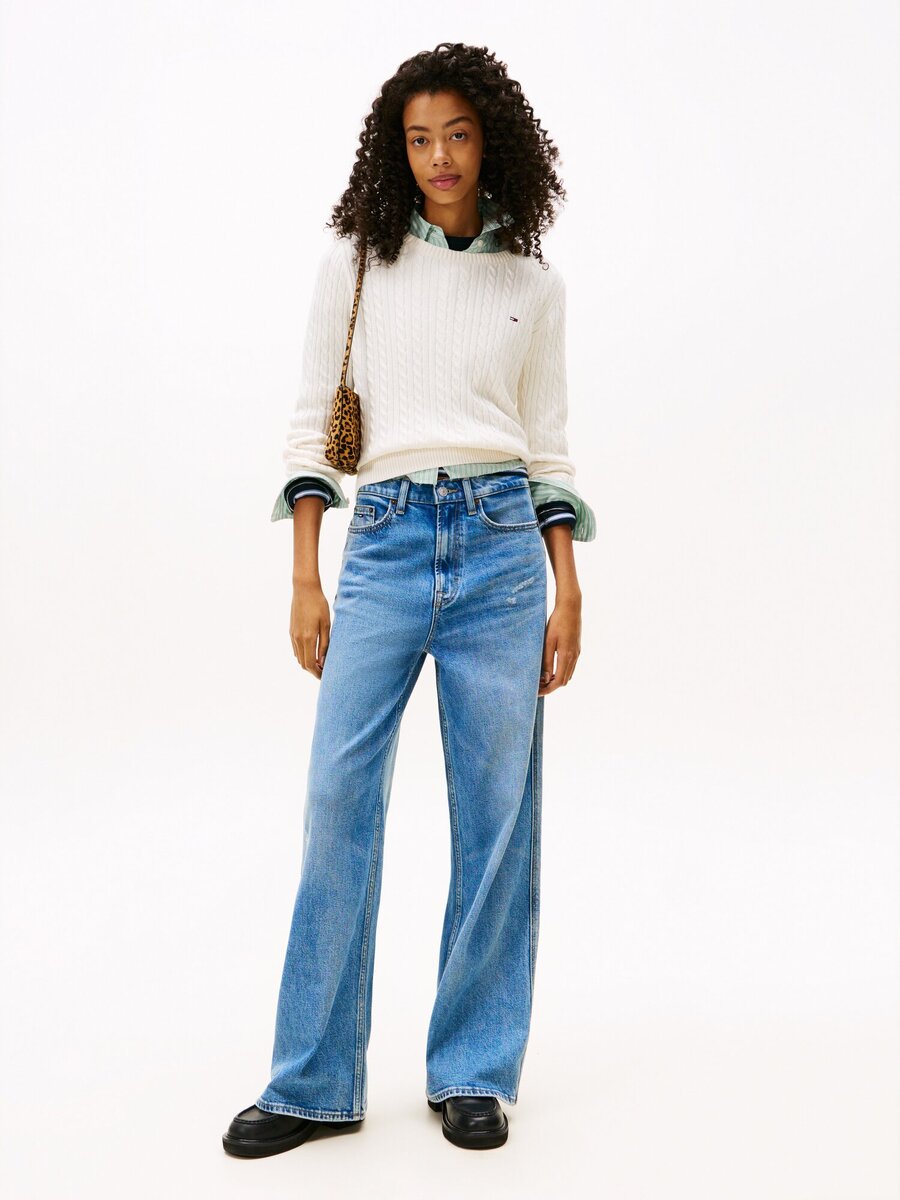 Pull van het merk Tommy Jeans in het Wit