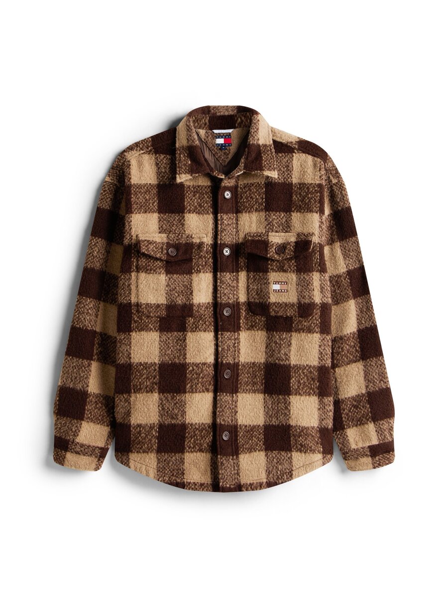 Hemd van het merk Tommy Jeans in het Beige