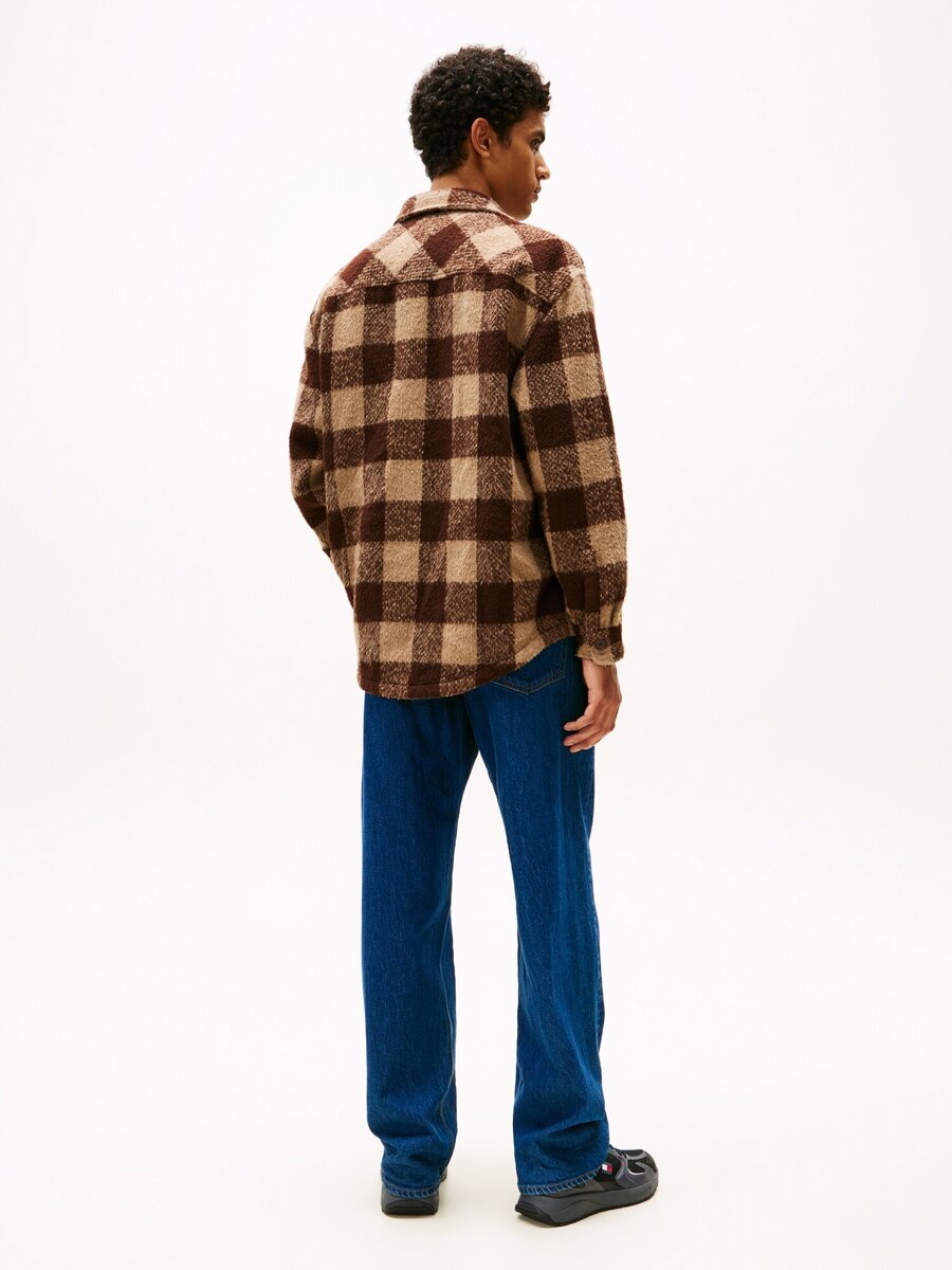 Hemd van het merk Tommy Jeans in het Beige
