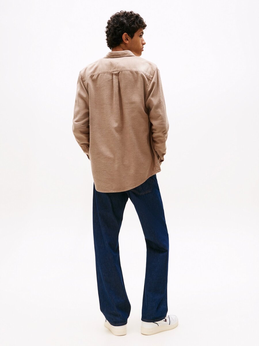 Hemd van het merk Tommy Jeans in het Beige