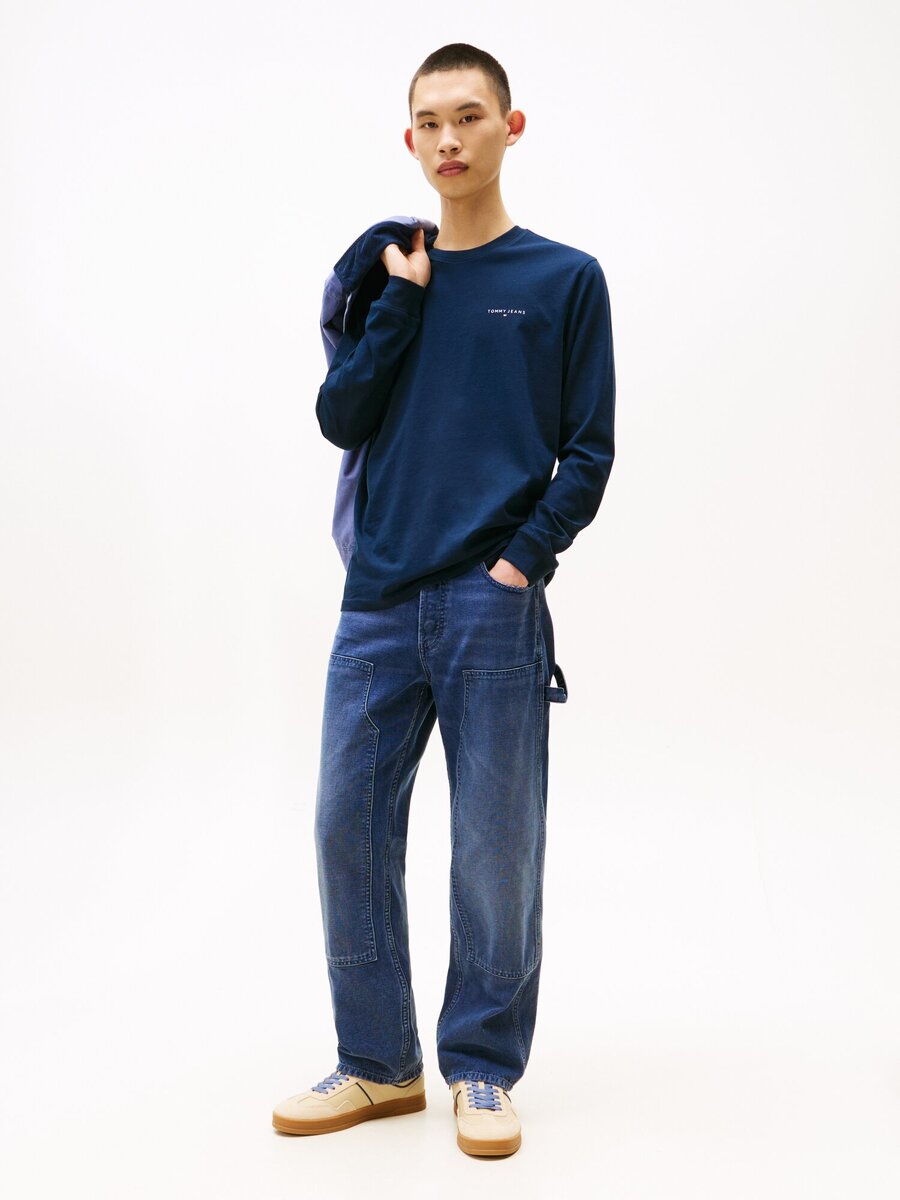 T-shirt van het merk Tommy Jeans in het Marine