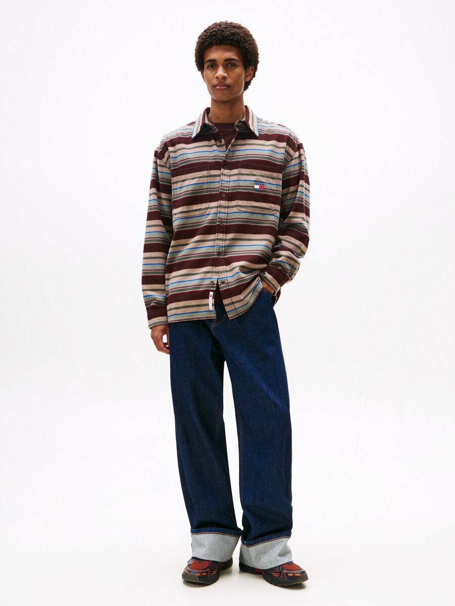 Hemd van het merk Tommy Jeans in het Beige