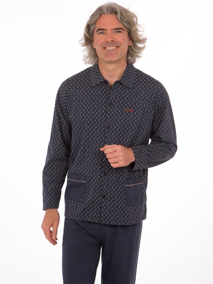 Pyjama van het merk Perlina in het Blauw