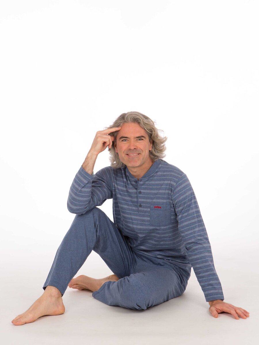 Pyjama van het merk Perlina in het Blauw