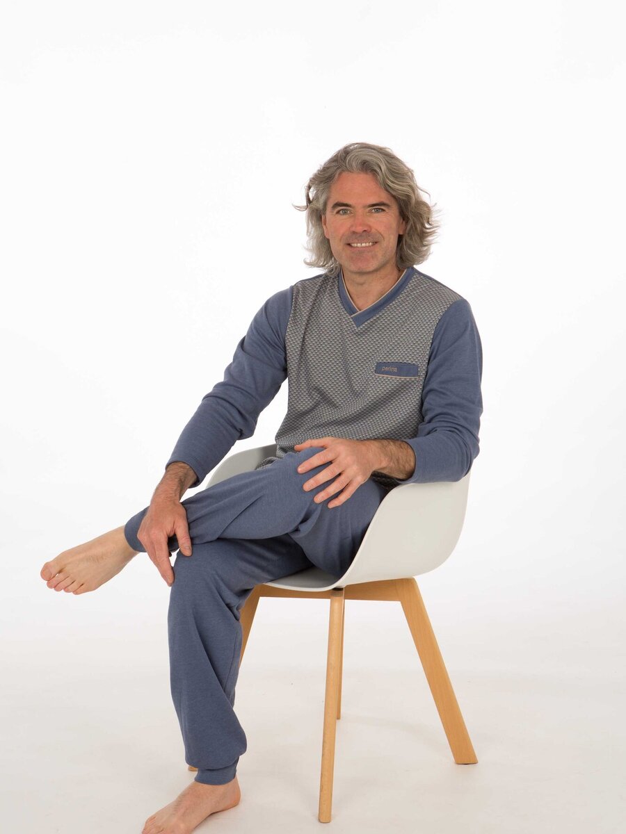 Pyjama van het merk Perlina in het Jeans Pyjama van het merk Perlina in het Jeans