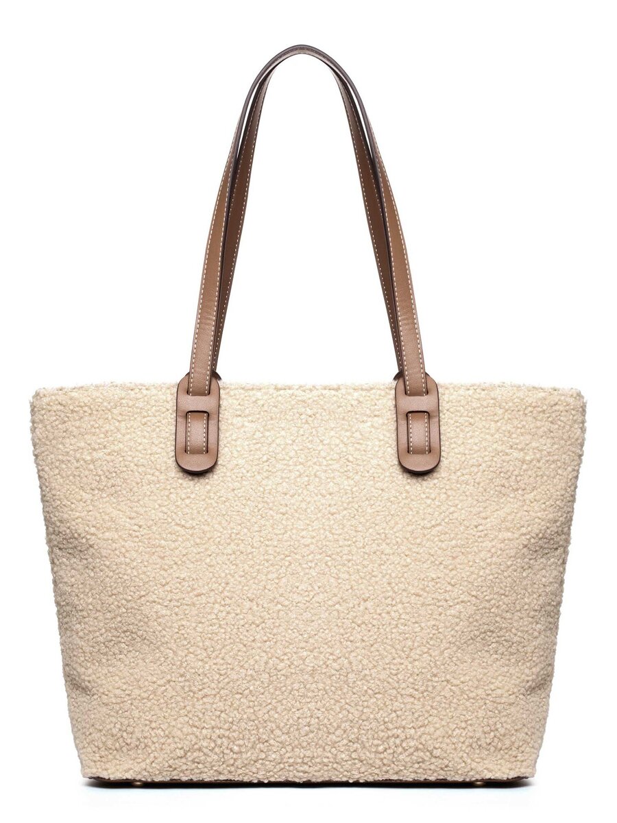 Handtas van het merk Laurent David in het Beige