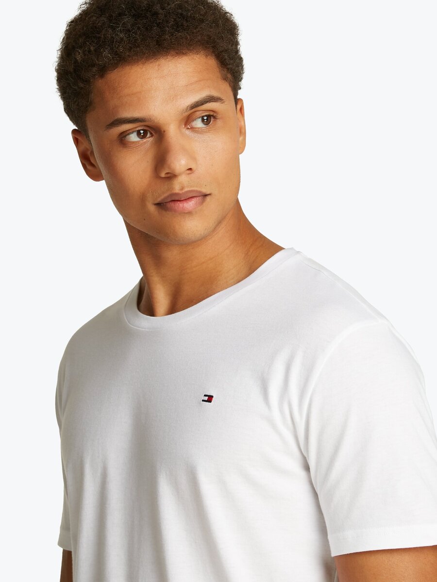 T-shirt van het merk Tommy Jeans in het Wit