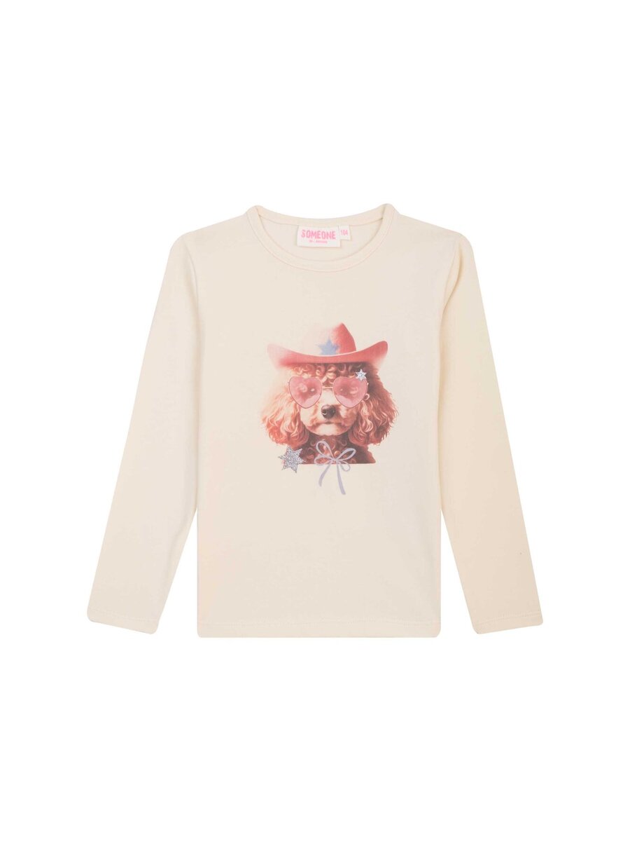 T-shirt van het merk Someone in het Ecru