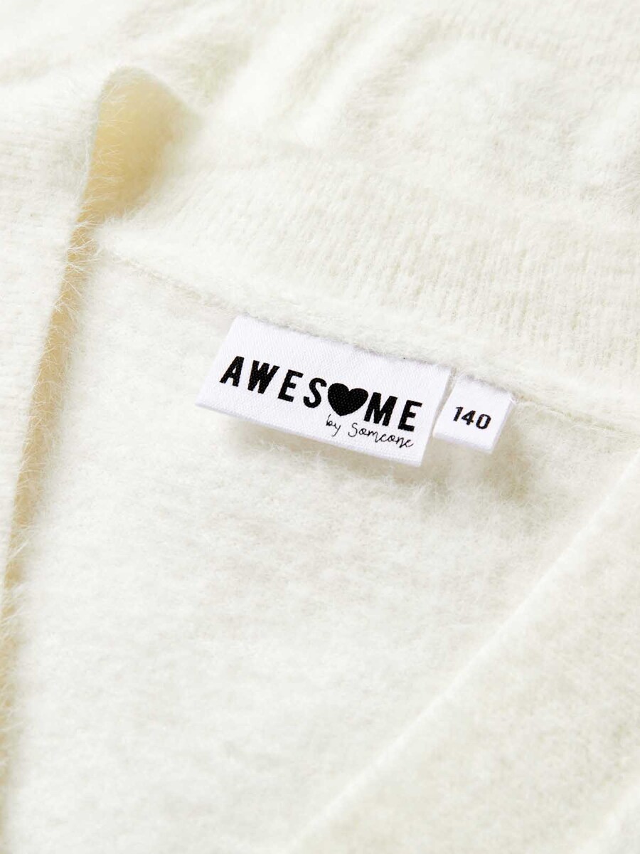 Gilet van het merk Awesome in het Ecru
