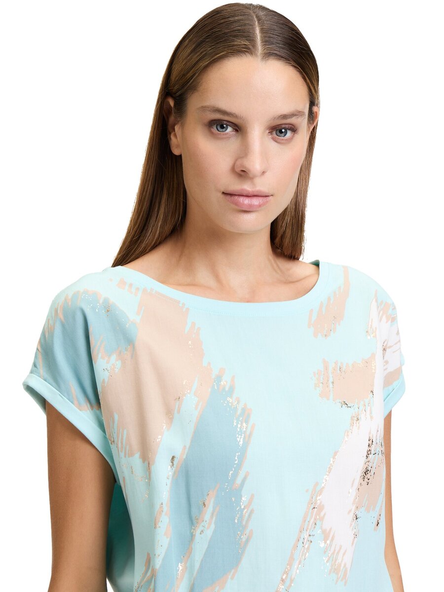 T-shirt van het merk Betty & Co  in het Blauw