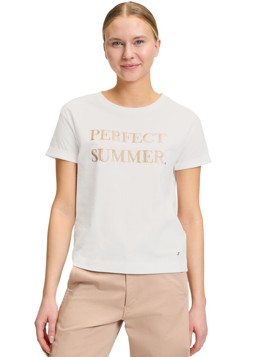 T-shirt van het merk Betty & Co  in het Ecru
