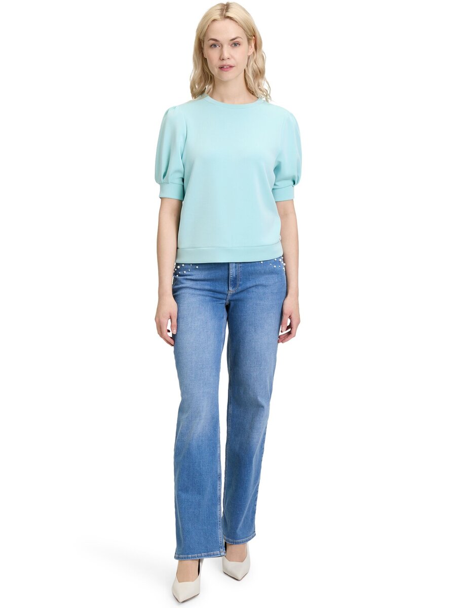 Pull van het merk Betty & Co  in het Blauw