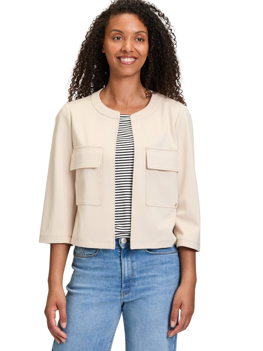Blazer van het merk Betty & Co  in het Beige