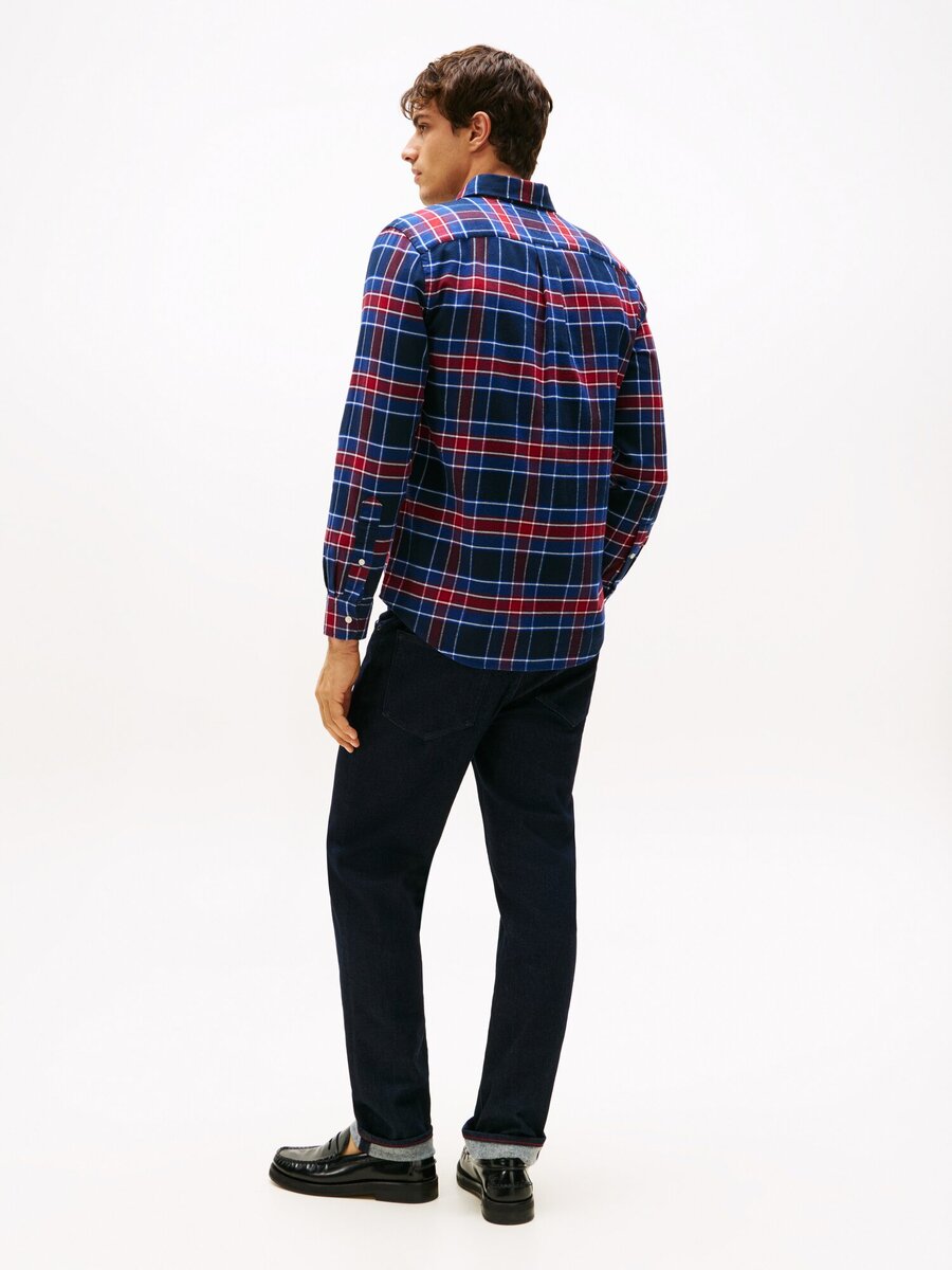 Hemd van het merk Tommy Hilfiger in het Blauw