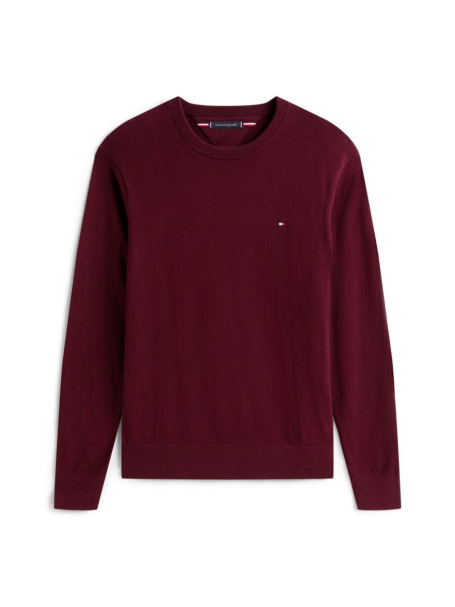 Pull van het merk Tommy Hilfiger in het Bordeaux