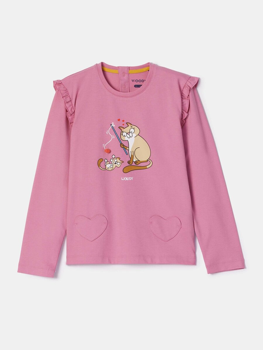 Pyjama van het merk Woody in het Roze