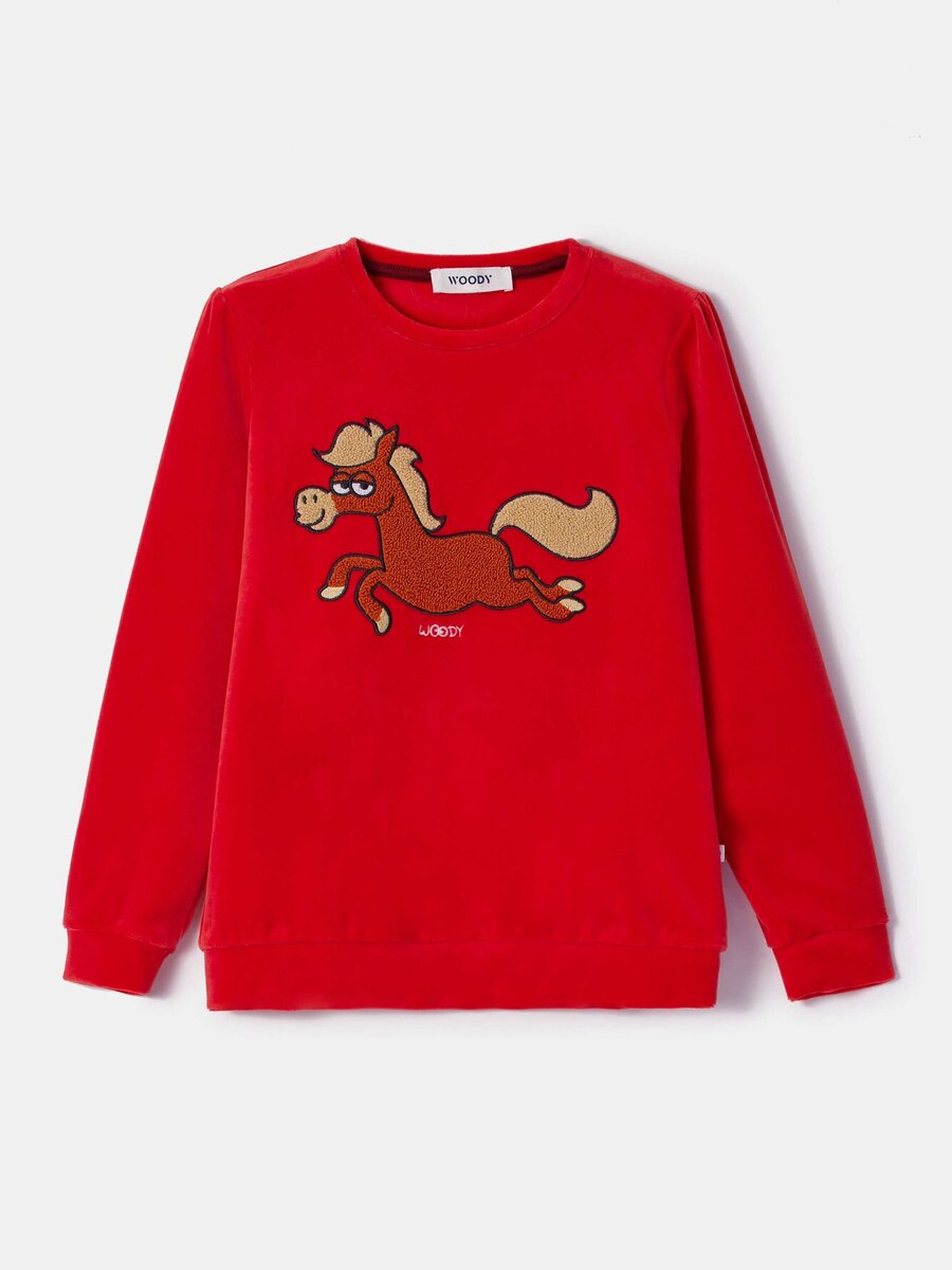 Pyjama van het merk Woody in het Rood
