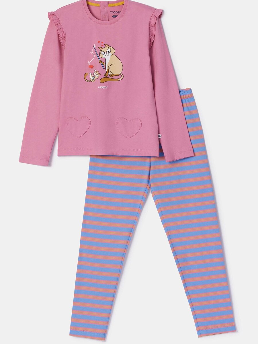 Pyjama van het merk Woody in het Roze