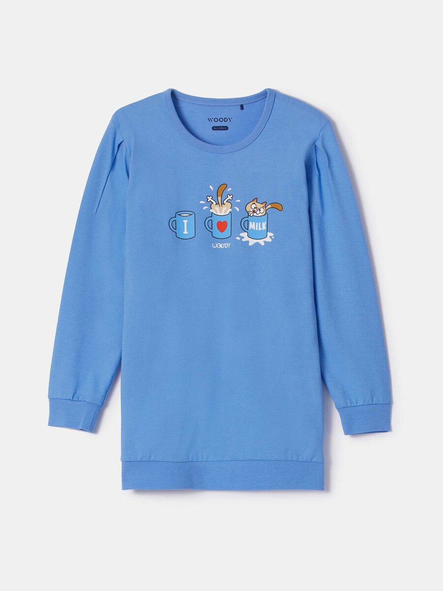 Pyjama van het merk Woody in het Blauw