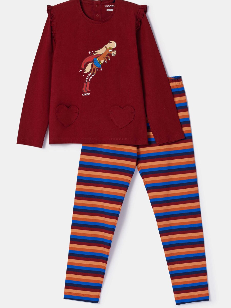 Pyjama van het merk Woody in het Rood