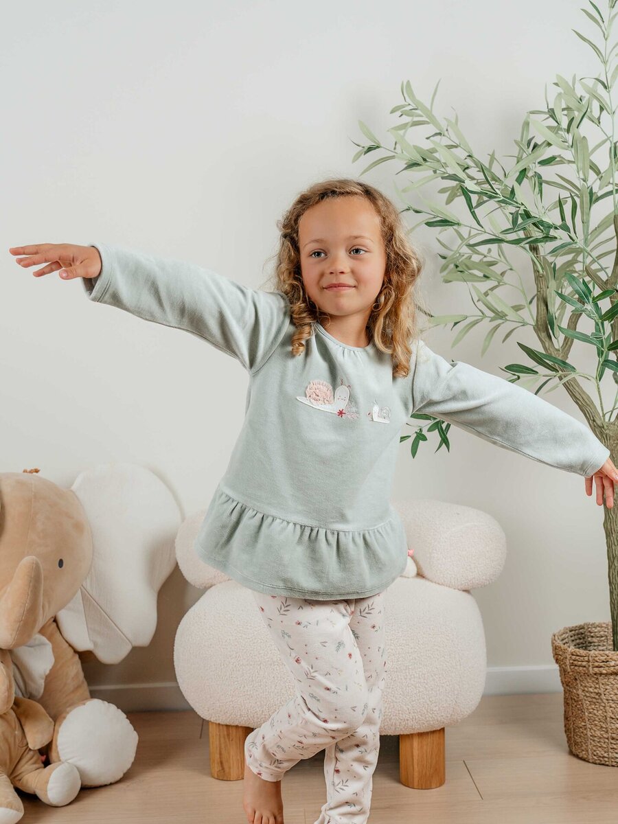 Pyjama van het merk Noukies in het Groen