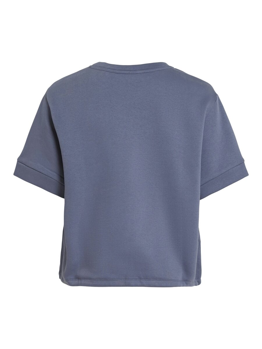T-shirt van het merk Vila in het Blauw