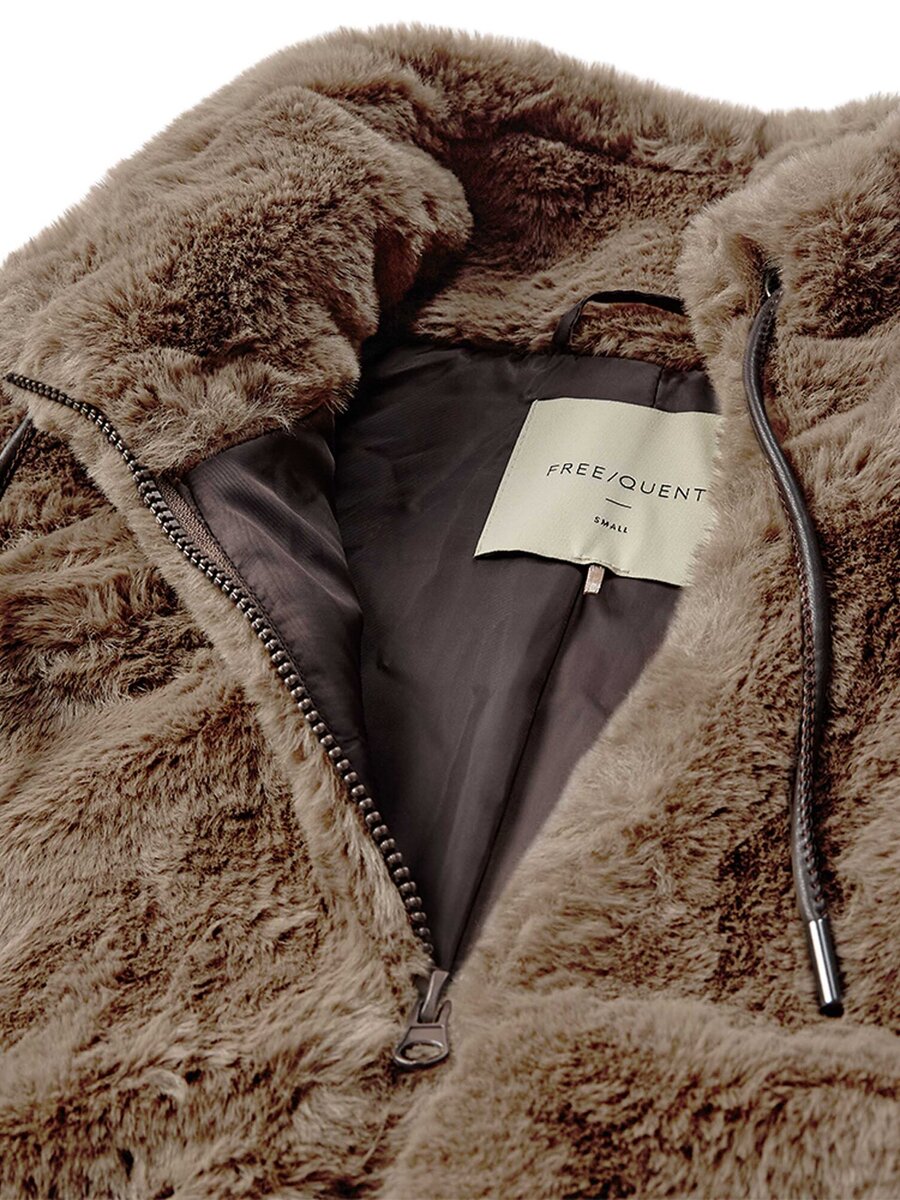 Jacket van het merk Freequent in het Bruin
