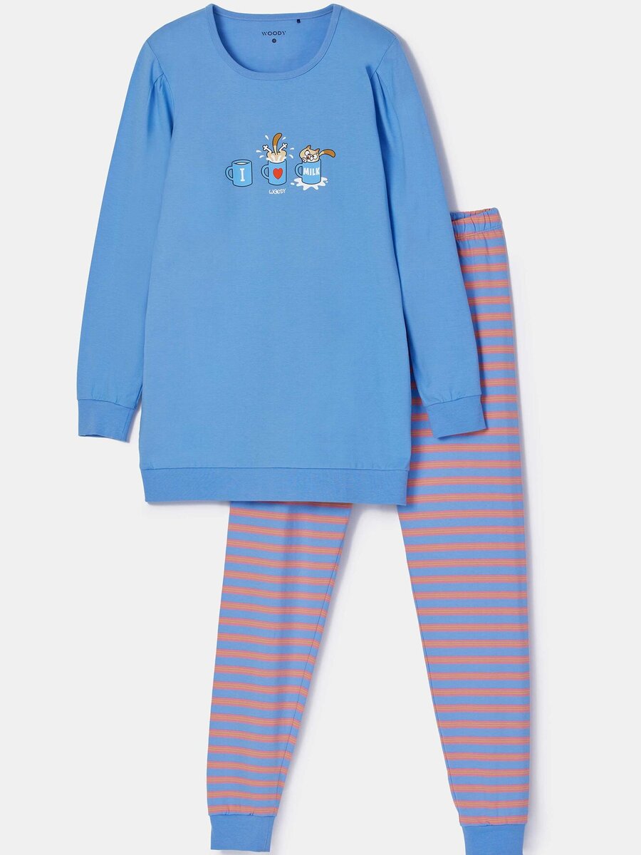 Pyjama van het merk Woody in het Blauw