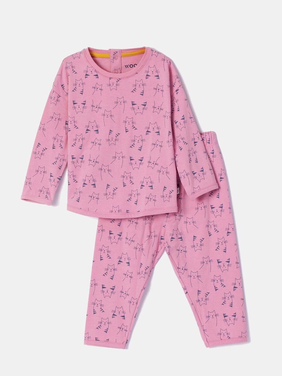 Pyjama van het merk Woody in het Roze