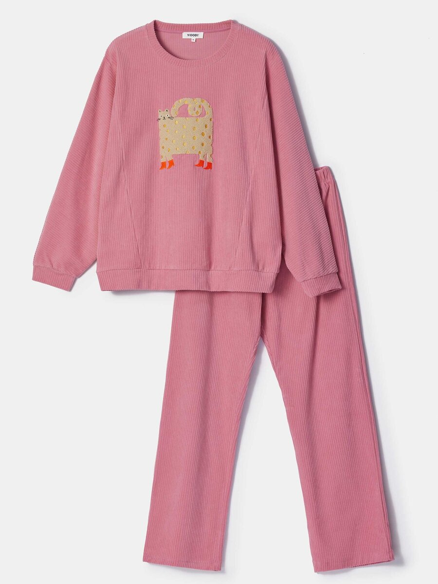 Pyjama van het merk Woody in het Roze