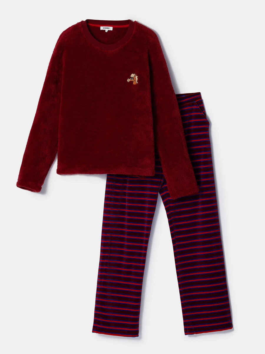 Pyjama van het merk Woody in het Rood