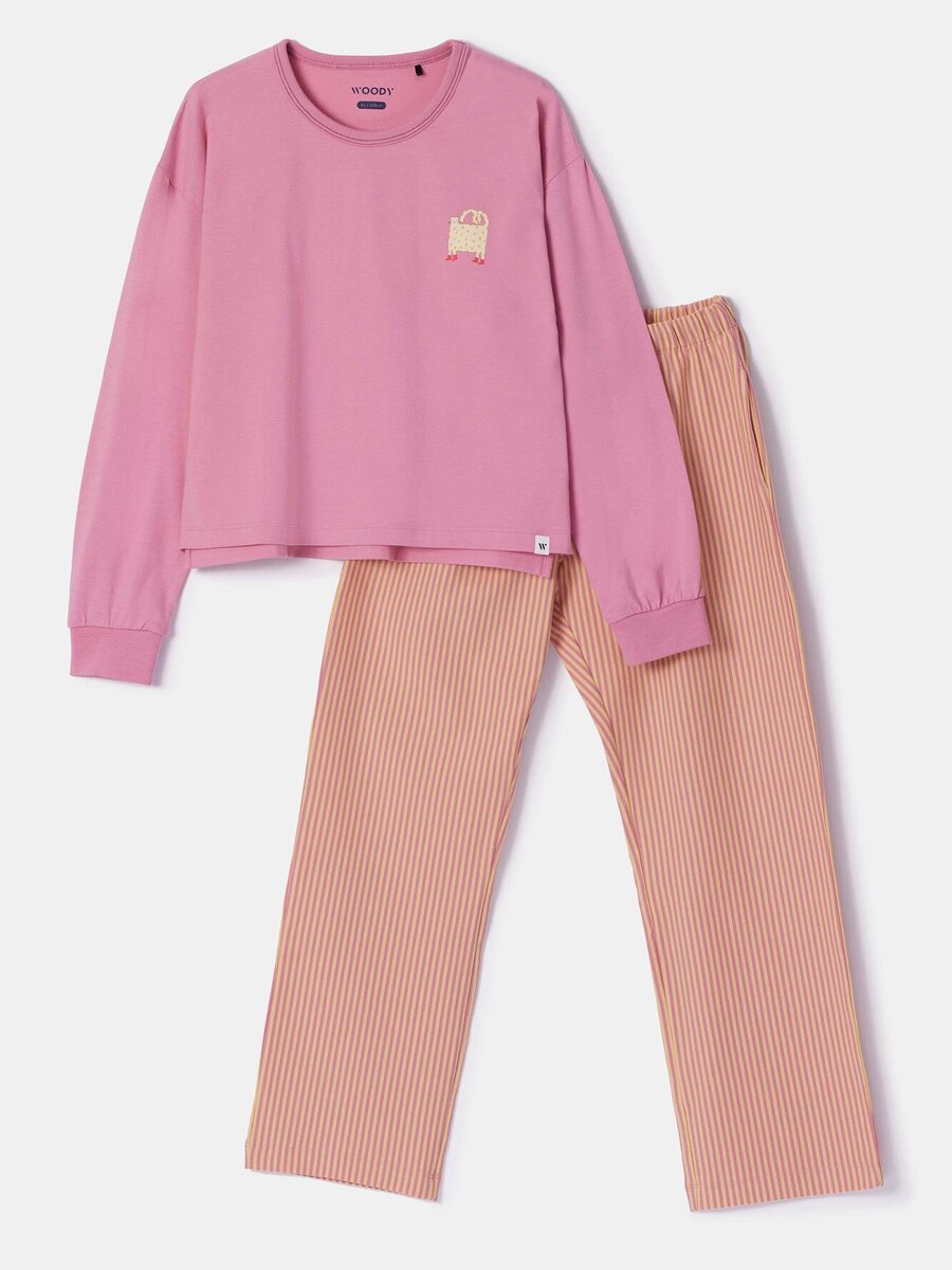 Pyjama van het merk Woody in het Roze