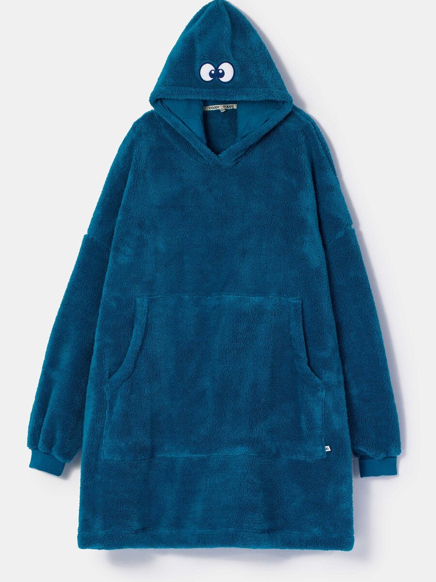 Badjas van het merk Woody in het Blauw