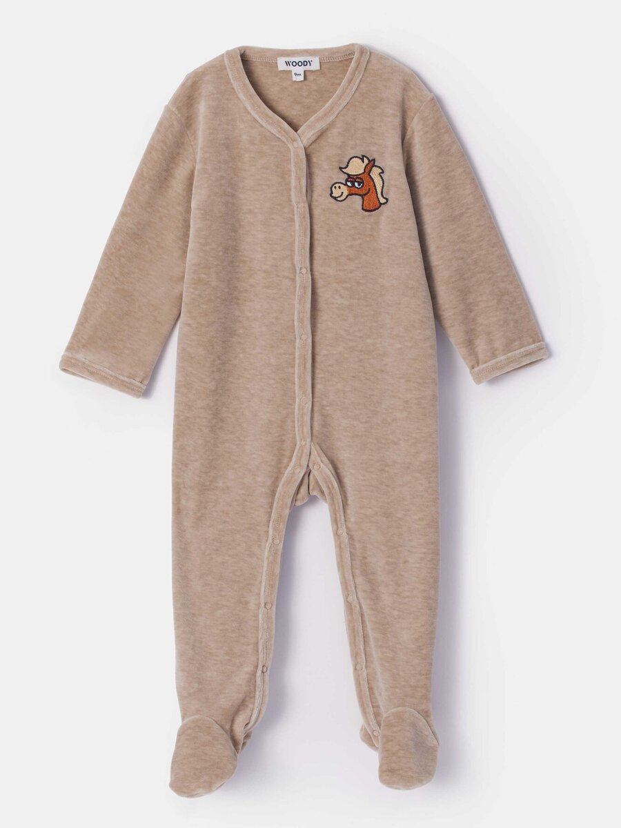 Pyjama van het merk Woody in het Beige