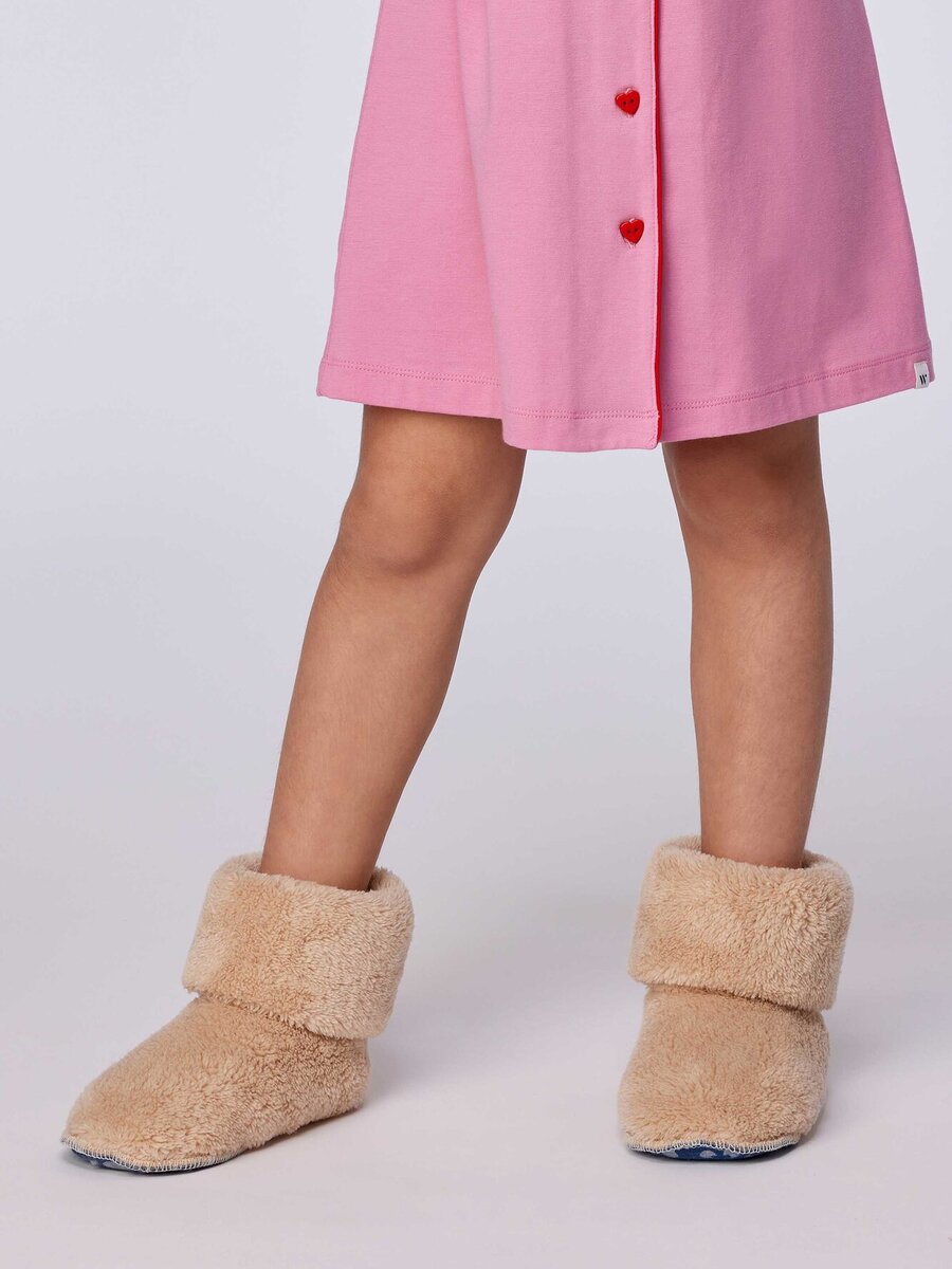 Pantoffels van het merk Woody in het Beige
