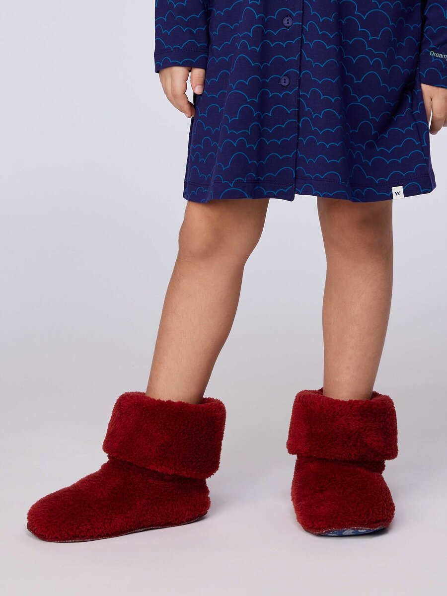 Pantoffels van het merk Woody in het Rood