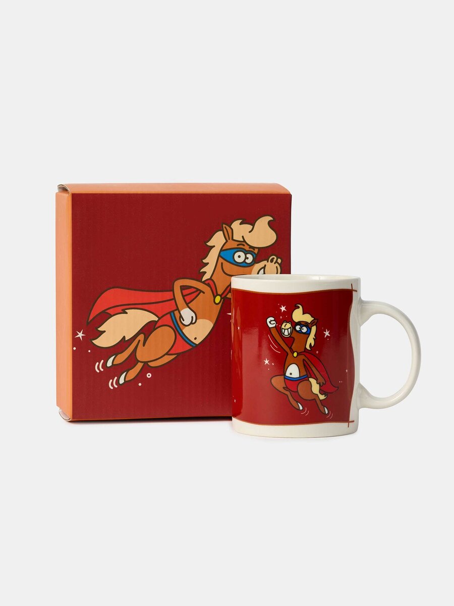 Koffietas van het merk Woody in het Rood
